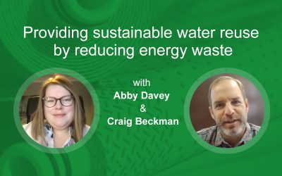 Providing sustainable water reuse by reducing energy waste